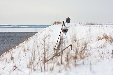 Image showing Hiking