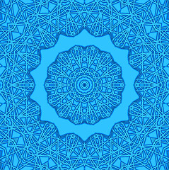 Image showing Abstract blue pattern