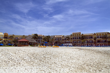 Image showing Large Resort on the Beach