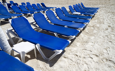 Image showing Blue Lounge Chairs