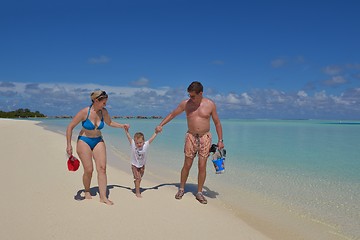 Image showing happy family on vacation