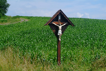 Image showing cross in a field