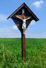 Image showing cross in a field
