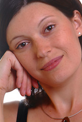 Image showing friendly woman