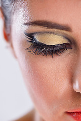 Image showing Beautiful Woman with  Luxury Makeup