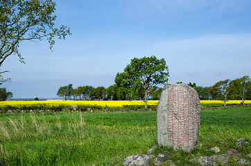 Image showing Viking age stone