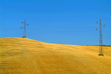 Image showing electricity pole