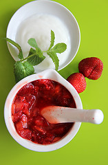 Image showing Homemade yoghurt