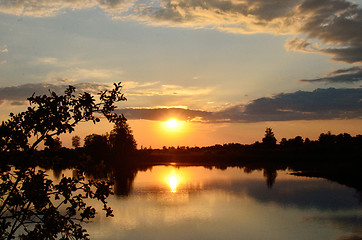 Image showing sunset