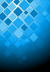 Image showing Hi-tech vector blue background