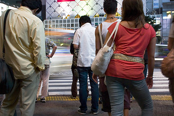 Image showing tokyo rush hour