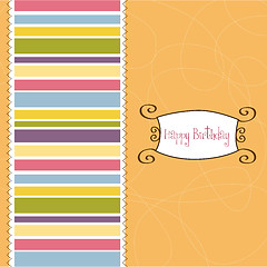 Image showing greeting card template design