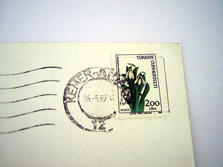 Image showing Turkish stamp