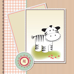 Image showing cute baby shower card 