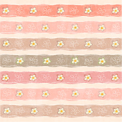 Image showing seamless pattern background with flowers