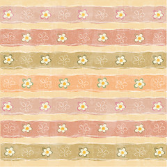 Image showing seamless pattern background with flowers