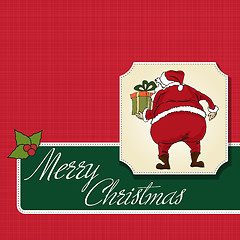 Image showing Santa Claus, Christmas greeting card