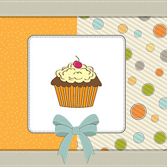 Image showing Birthday cupcake