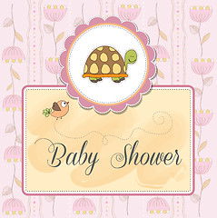 Image showing funny baby shower card