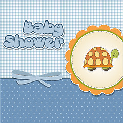 Image showing funny baby shower card