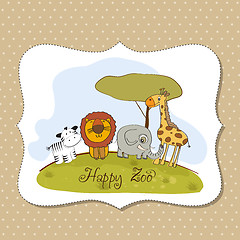 Image showing happy zoo