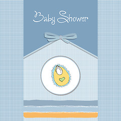 Image showing new baby announcement card