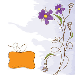 Image showing romantic flowers background