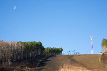 Image showing Ski center before season