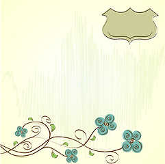 Image showing romantic flowers background