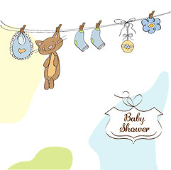 Image showing Baby shower invitation card