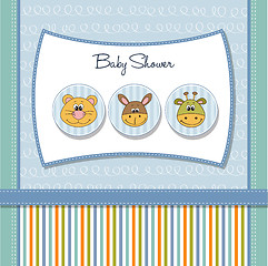 Image showing baby shower card