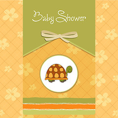 Image showing funny baby shower card