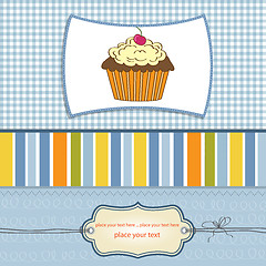 Image showing Birthday cupcake