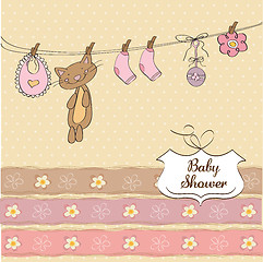 Image showing Baby shower invitation card