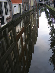 Image showing Amsterdam canal