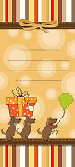 Image showing funny cartoon birthday card