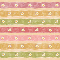 Image showing seamless pattern background with flowers