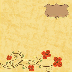 Image showing romantic flowers background