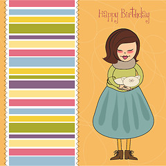 Image showing happy birthday greeting card