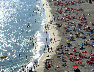 Image showing fun in the beach