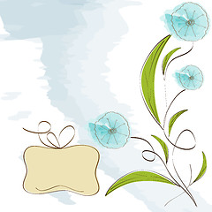 Image showing romantic flowers background