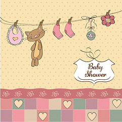 Image showing Baby shower invitation card