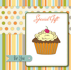 Image showing Birthday cupcake