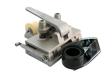 Image showing film cutting tool