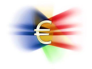 Image showing celebrating EURO