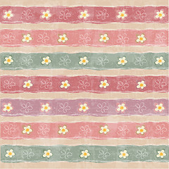 Image showing seamless pattern background with flowers