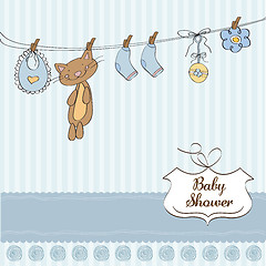 Image showing Baby shower invitation card