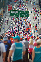 Image showing runners