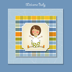 Image showing welcome little girl