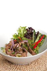 Image showing Num Tok Thai Steak Beef Salad